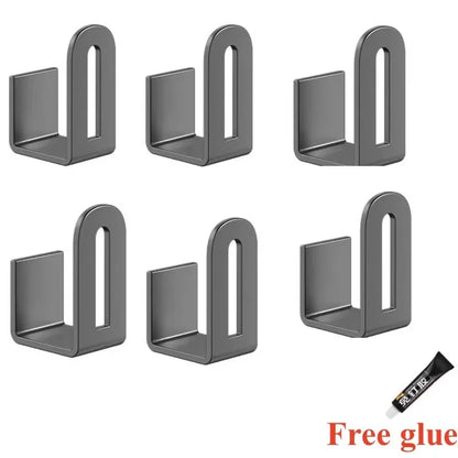 Versatile Wall-Mounted Organizer Rack for Pot Lids, Cutting Boards, and Kitchen Accessories