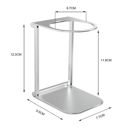 Elevate Your Coffee Experience with the Foldable Aluminum Alloy Drip Holder for Portable Espresso Machines