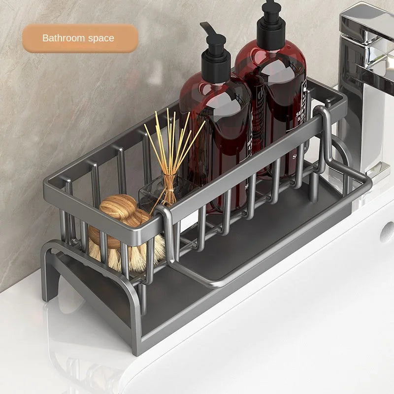 Revolutionize Your Kitchen with the Ultimate Cleaning Cloth and Sponge Draining Rack!