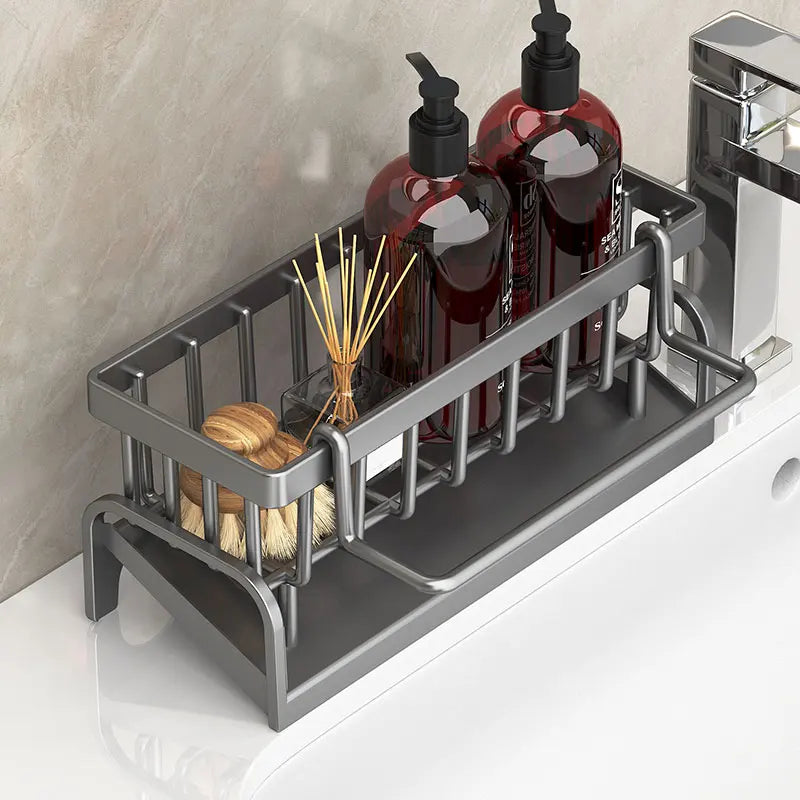Revolutionize Your Kitchen with the Ultimate Cleaning Cloth and Sponge Draining Rack!