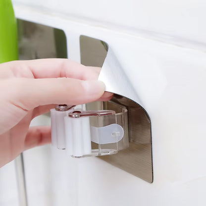 Transform Your Space with Our Strong Adhesive Multi-Purpose Hooks - Perfect for Organizing Mops, Brooms, and More!